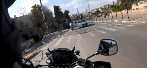נוסע נגד התנועה. צילום: דוברות המשטרה