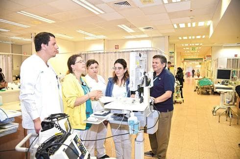 מיון סורוקה חורף 2019. צילום: הרצל יוסף