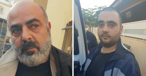 ראובן דדון ועוז דדון. צילום: דוברות המשטרה