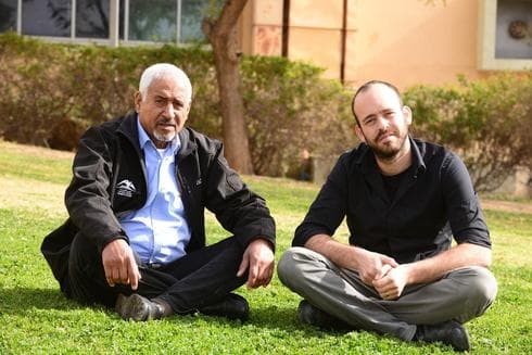 מתן יפה ושחדה אבו סבית'. צילום: הרצל  יוסף