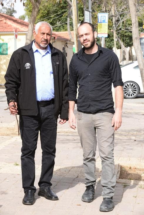 מתן יפה ושחדה אבו סבית'. צילום: הרצל  יוסף