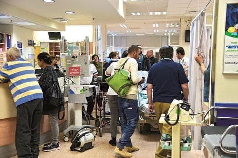מיון סורוקה חורף 2019. צילום: הרצל יוסף