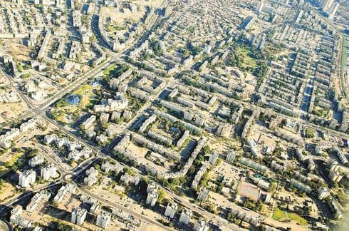 באר שבע במבט ממעוף הציפור. צילום: שאטרסטוק