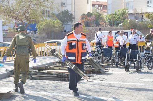כוחות מד"א וצה"ל בתרגיל רעידת אדמה | צילום: יוסי דוס סנטוס