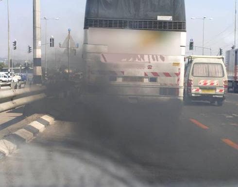 זיהום אוויר מאוטובוס | צילום: אילן מלסטר, המשרד להגנת הסביבה זיהום אוויר מאוטובוס | צילום: אילן מלסטר, המשרד להגנת הסביבה