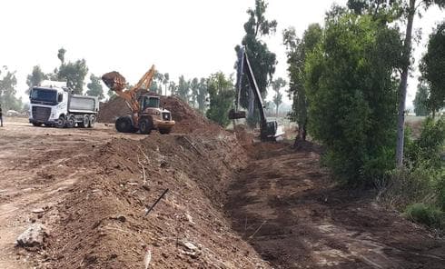 העבודות בנחל חדרה על ידי רשות הניקוז | צילום: רשות הניקוז העבודות בנחל חדרה על ידי רשות הניקוז | צילום: רשות הניקוז