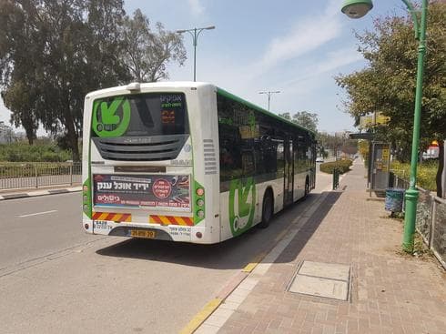 קו 64 של חברת אפיקים בפתח תקוה. צילום: מתן דויטש