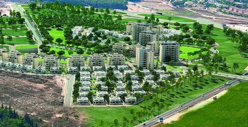 שכונת גבעת אלונים צילום: סקיווקר צילומי רחפן עבור חברת שרביב