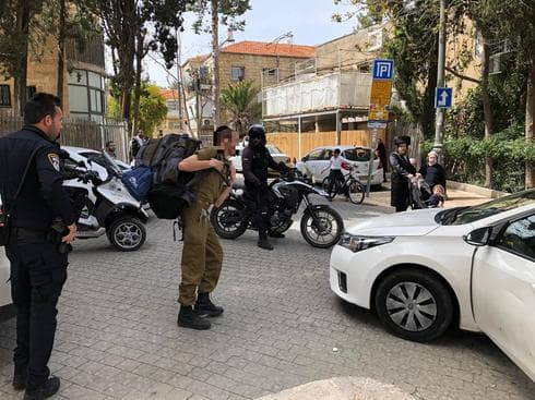 החייל שחולץ. צילום: לירן תמרי