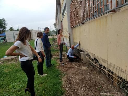 ראש העיר בביקור בבית הספר (צילום: עיריית עפולה)