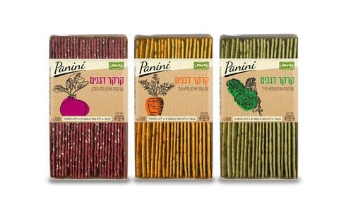 קרקרים של ירקות בצבעים וטעמים. צילום: סטודיו כרמית
