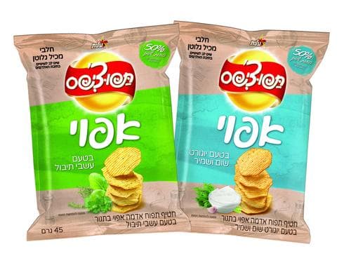 תפוצ'יפס אפוי בטעמים חדשים. צילום: סטודיו שטראוס