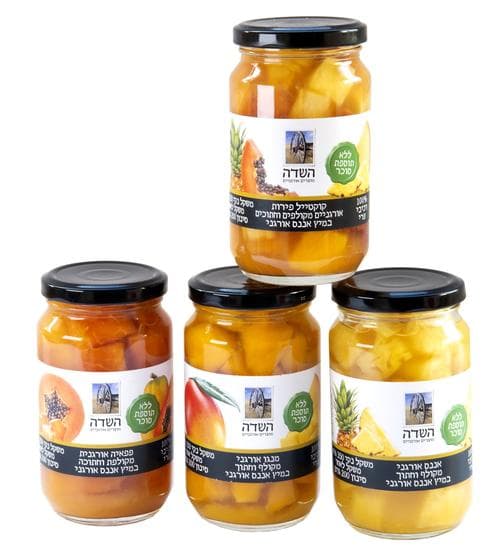 פירות טרופיים בצנצנת. צילום: הדס ניצן
