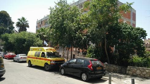 זירת האירוע ברחוב בר יוחאי. צילום: תיעוד מבצעי מד"א