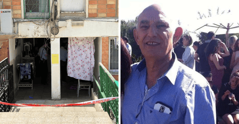 דוד מס ז"ל וזירת האירוע. צילום: מהפייסבוק, לירן תמרי