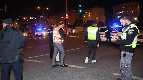 זירת התאונה בשדרות גולדה מאיר. צילום: רפי קוץ