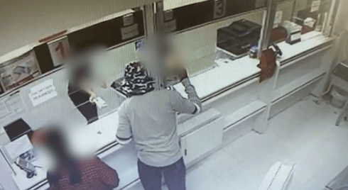 שוד סניף דואר בבאר שבע. צילום: דוברות המשטרה