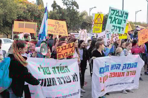 בג"צים והפגנות | צילום: מטה המאבק שדה התעופה בעמק