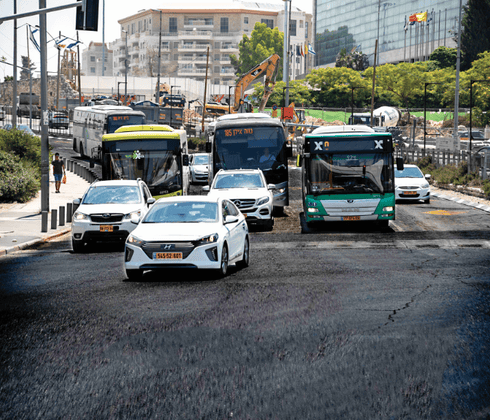 רחוב שז"ר השבוע. צילום: יואב דודקביץ'