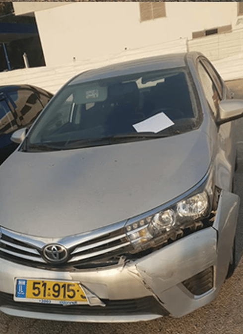 הפתק המרגיז. צילום: שירה אמיר יחיאל