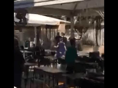 הקטטה בשבת | צילום מסרטון: אנשי הדממה