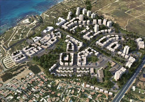 הדמיית הפרויקט: רשות מקרקעי ישראל