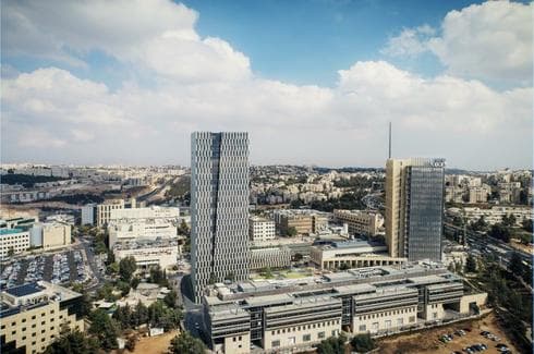 מגדלי הר החוצבים. הדמיה: 3D VISION