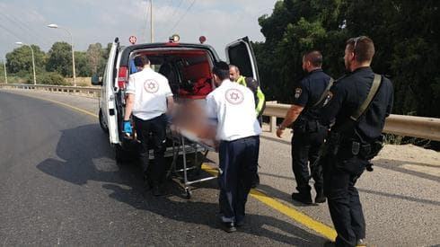 מזירת האירוע | צילום: דוברות הצלה פתח תקוה