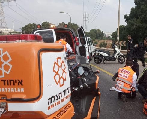 מזירת האירוע | צילום: דוברות איחוד הצלה