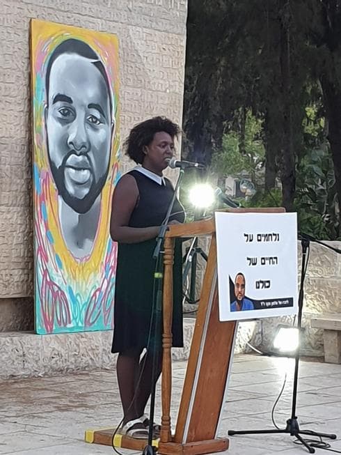 המשוררת ננסי ברוק. צילום: שולי נאור זוארץ
