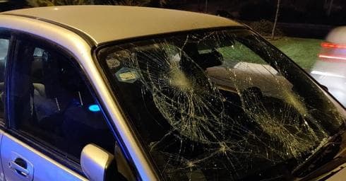 המכונית שניזוקה | צילום: דוברות איחוד הצלה המכונית שניזוקה | צילום: דוברות איחוד הצלה