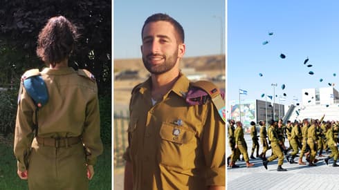 הקצינים החדשים ממודיעין (צילום: דובר צה"ל)
