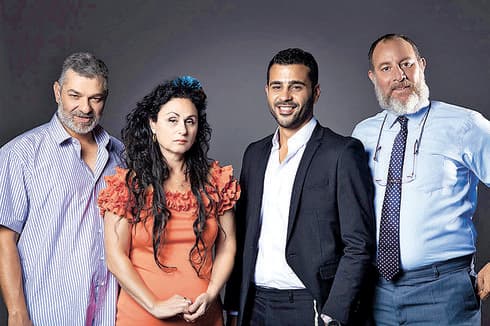 זנאתי, סבג, אזולאי־הספרי ושטג. "דימונה היא חלק מאיתנו" | צילום: שעיה פיירברג 