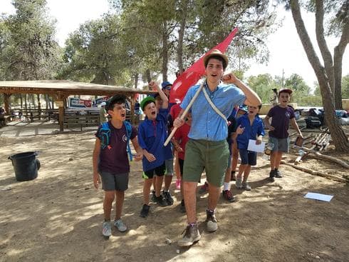 החניכים במסע המחתרת. ההיסטוריה חזרה לחיים | צילום: תנועת הנוער העובד והלומד
