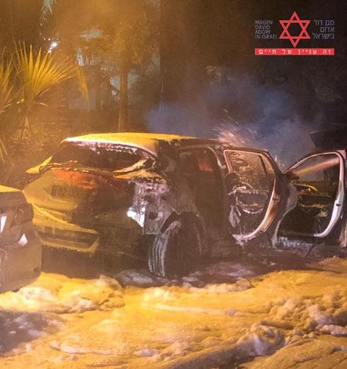 זירת האירוע | צילום: כונני מד"א