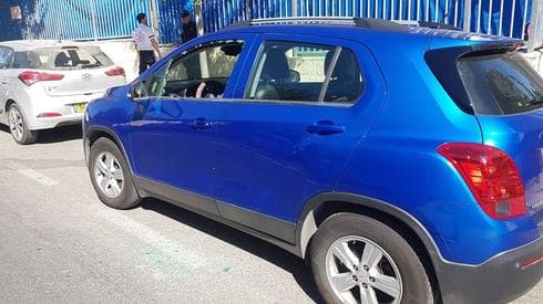 הרכב שבו ננעל הילד | צילום: דוברות איחוד הצלה מודיעין