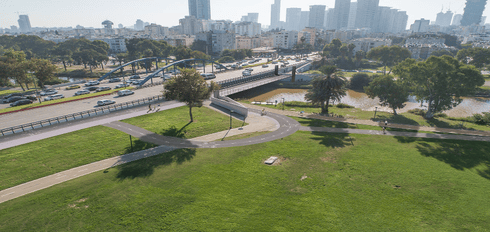 הדמיית פרויקט האופנידן | צילום: אתר נתיבי איילון הדמיית פרויקט האופנידן | צילום: אתר נתיבי איילון
