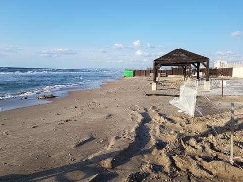 חוף הדתיים בקרית חיים. צילום: נחום סגל 