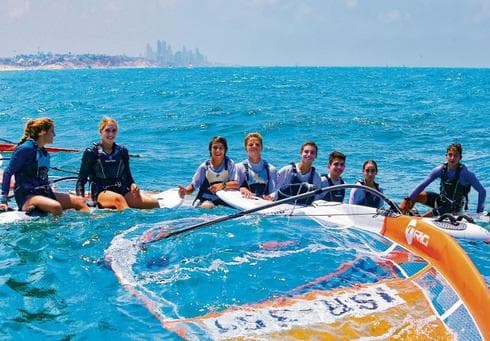 הנציגים הישראלים באליפות אירופה בגלישה | צילום: נמרוד גליקמן