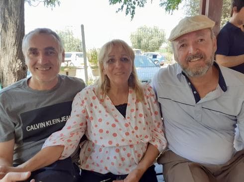 בסט של 'שנות ה־80' עם שלום ומני אסייג | צילום: אלבום פרטי
