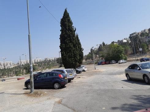 החניון ליד יד המורה. צילום: אדווה חולי החניון ליד יד המורה. צילום: אדווה חולי