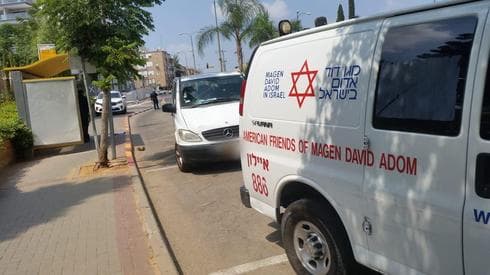 מזירת האירוע בראשל"צ | צילום: תיעוד מבצעי מד"א מזירת האירוע בראשל"צ | צילום: תיעוד מבצעי מד"א