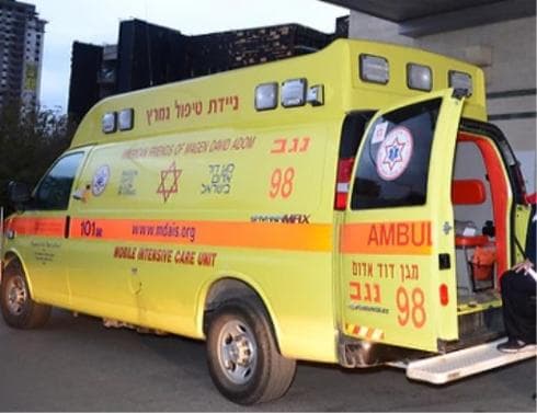 אמבולנס מד"א. צילום: הרצל יוסף