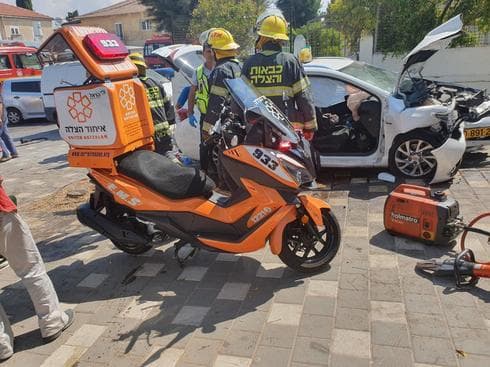 מזירת האירוע בבת ים | צילום: דוברות איחוד הצלה