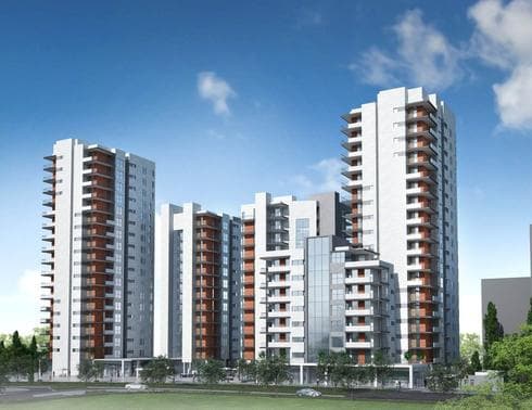 המרכז המסחרי בגבעה הצרפתית. הדמיה: משרד אדריכלים "גוגנהיים בלוך אדריכלים ומתכנני ערים"