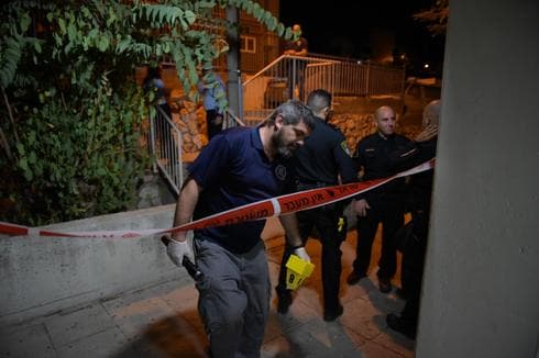 זירת האירוע (צילום: דוברות המשטרה)