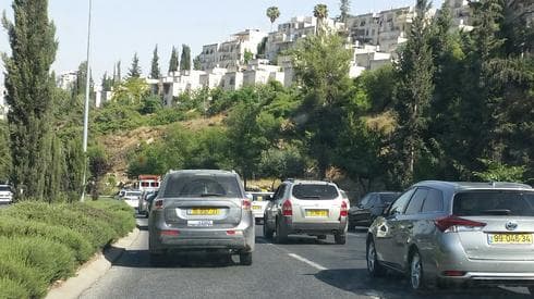 פקק גולדה מאיר. צילום: יואב גיל