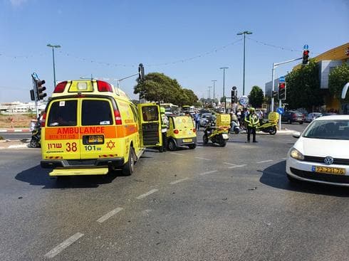 תאונת הדרכים בטום לנטוס | צילום: דוברות מד"א
