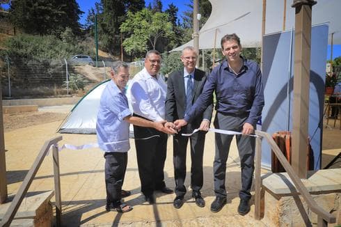 חניכת המתחם. צילום: קובי הראתי, עיר דוד חניכת המתחם. צילום: קובי הראתי, עיר דוד