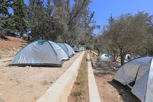 מתחם הקמפינג ביער השלום. צילום: קובי הראתי, עיר דוד מתחם הקמפינג ביער השלום. צילום: קובי הראתי, עיר דוד